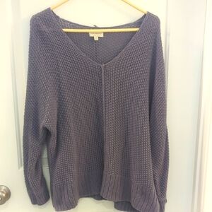Lucky brand Women's Blue Gray Sweater